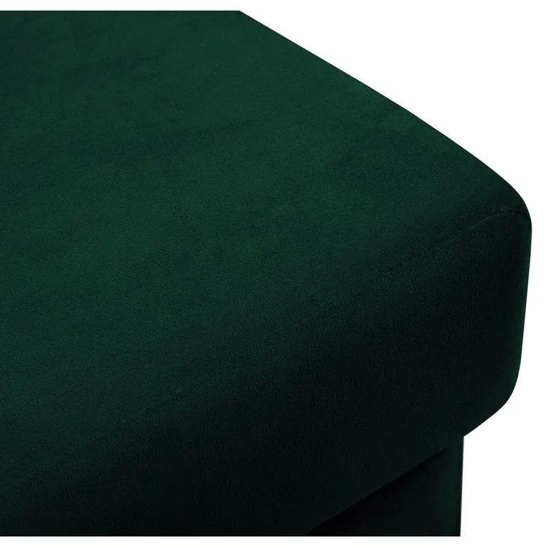 Taburet verde cu tapițerie din catifea Kyoto – Cosmopolitan Design