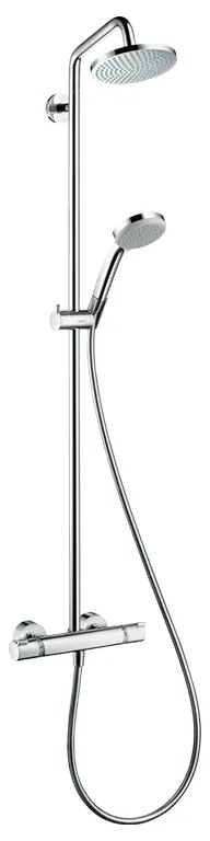 Set de dus, Hansgrohe, Croma 160, 1 jet, cu baterie termostatata, crom