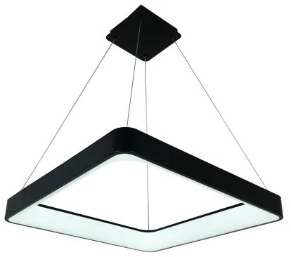 Brilagi - Lustru LED dimabil pe cablu FALCON II LED/125W/230V 60x60 cm negru + telecomandă