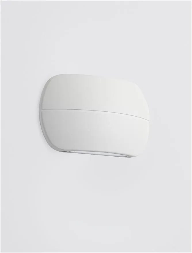 Aplica LED iluminat exterior ambiental, IP65, PRATO alb