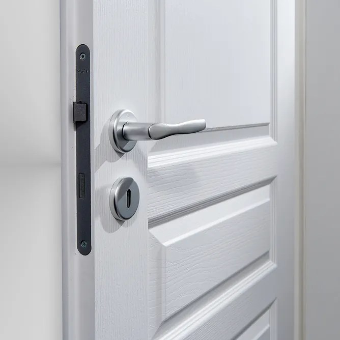 Usa cu toc reglabil HDF PORTA VIENA - ST DR 140-180 mm, Alb - Vopsit