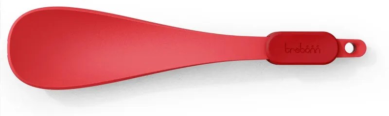 Set ustensile pentru salata Trebonn Twins 1520210, 35 cm, Rezistent la caldura pana la 200°C, Detasabil, Coral/Red