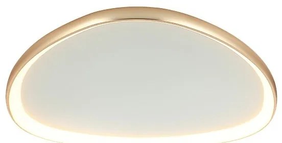 Plafoniera LED dimabila design slim Axel auriu 60cm