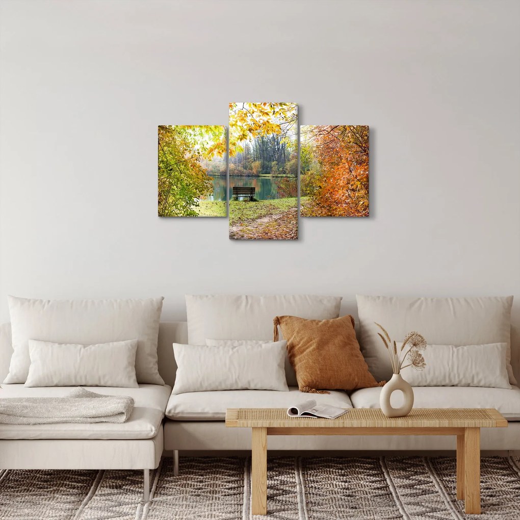 Tablou cu pescărie (90x60 cm)