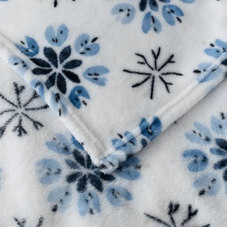 Patura cocolino ICY FLAKES, alba Dimensiune: 200 x 220 cm