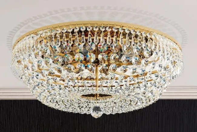 Lustra aplicata cristal Schöler design de lux Sheraton 55cm, 24K gold plated