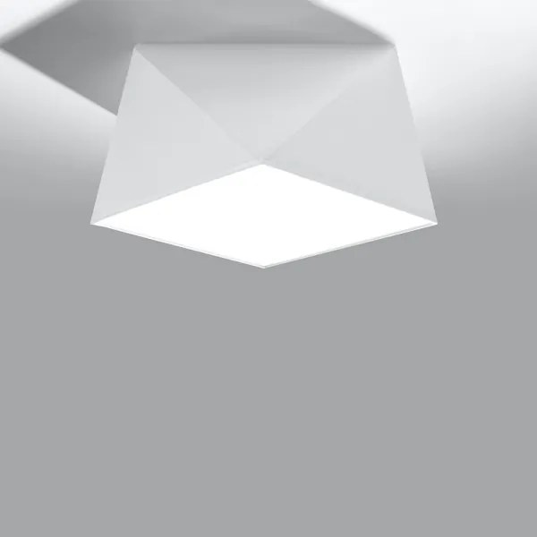 Plafonieră HEXA 1xE27/60W/230V albă