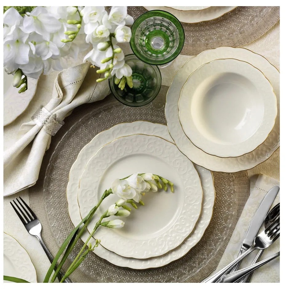 Set 24 vase din porțelan Kutahya Simplicity