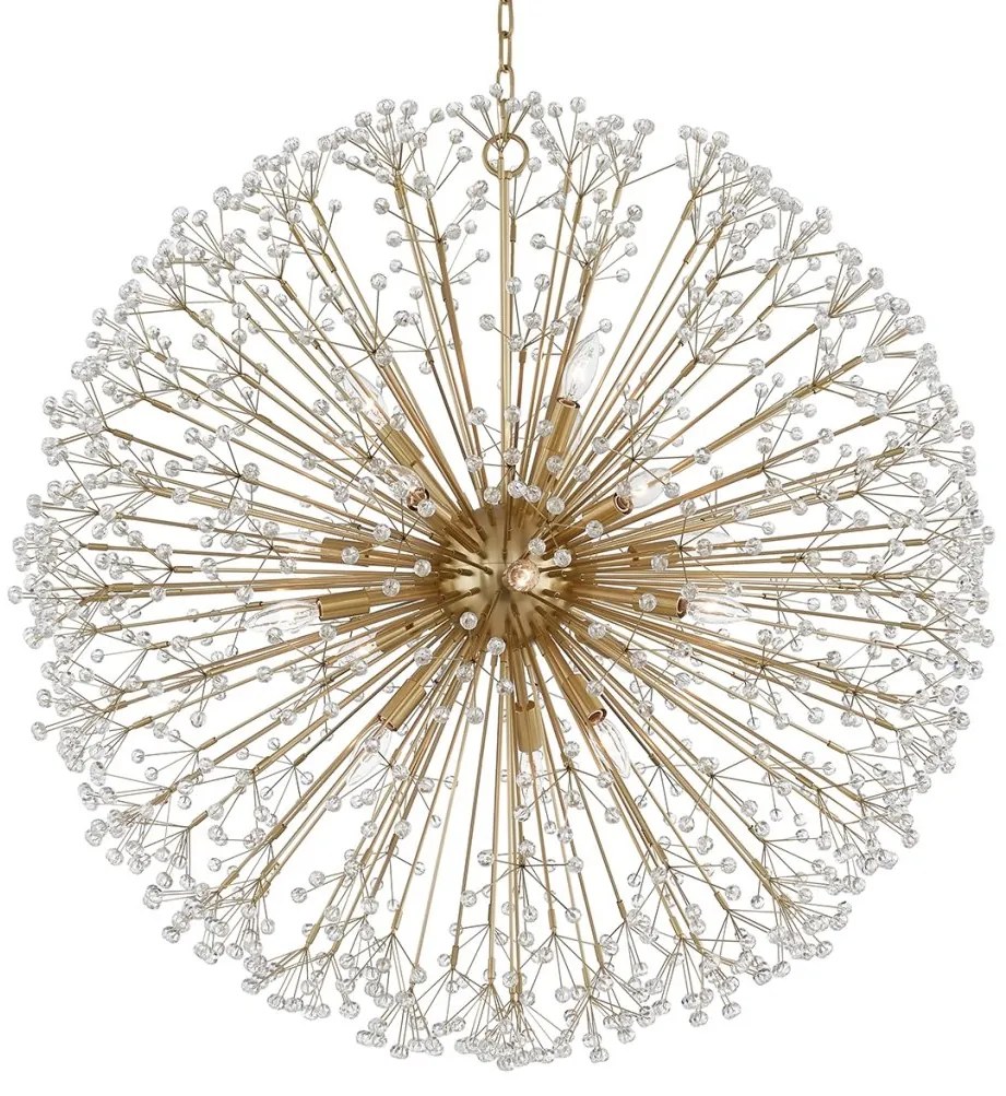 Candelabru LUX design modern DUNKIRK alama antichizata, cu 16 surse de lumina