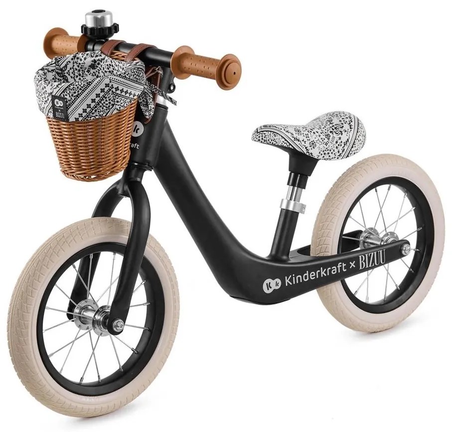 KINDERKRAFT - Bicicletă de echilibru RAPID 2 Negru Lunar Bizuu