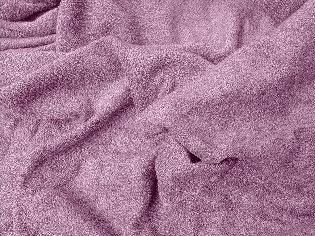 Cearsaf Frotir cu elastic EXCLUSIVE 200 x 220 cm roz