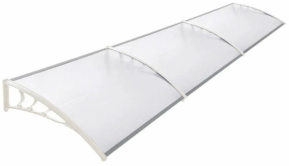 Marchiza copertina din policarbonat 300x90 cm-alb
