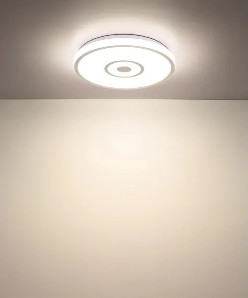 Globo 48580R - Plafonieră LED CALLIE LED/24W/230V Ø 38 cm crom mat