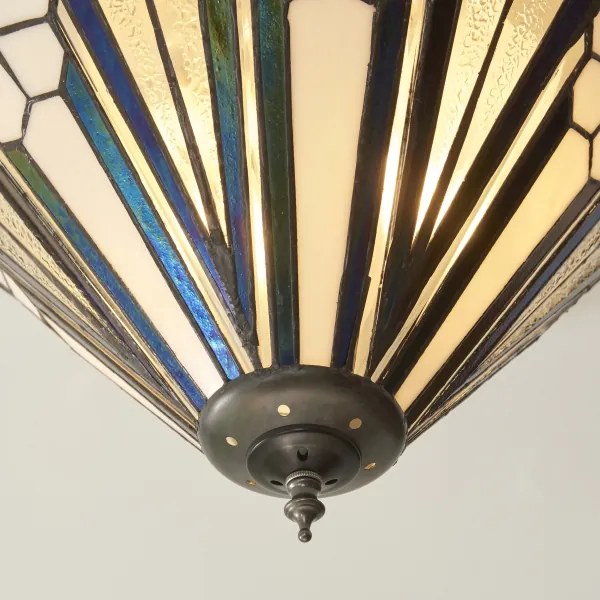 Endon 112191 - Plafonieră Tiffany ASTORIA 2xE27/60W/230V, Ø 40 cm