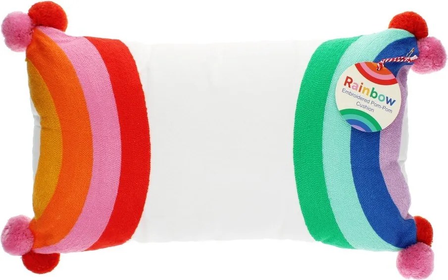 Pernă pentru copii din amestec de bumbac 50x33 cm Rainbow – Rex London