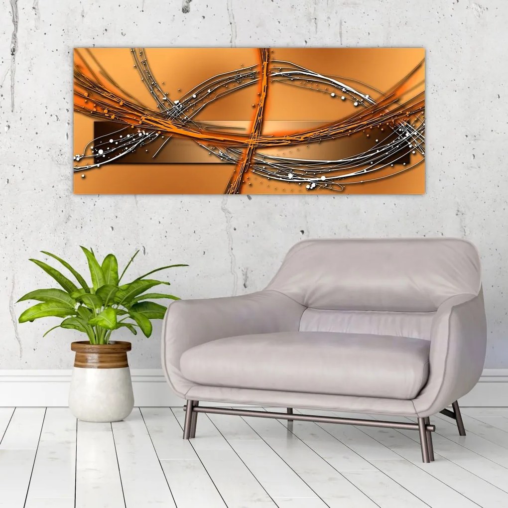 Tablou abstact (120x50 cm)