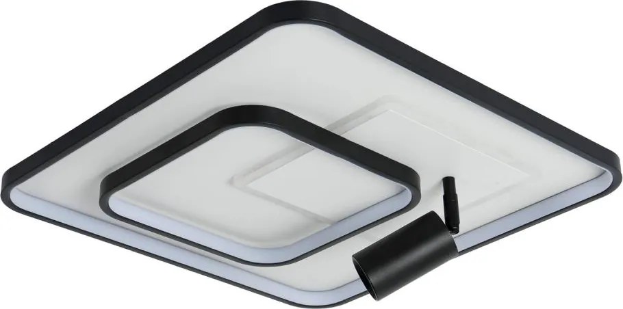 Brilagi - Plafonieră LED dimabilă UNITY LED/75W/230V + 1xGU10/3W alb/negru + telecomandă