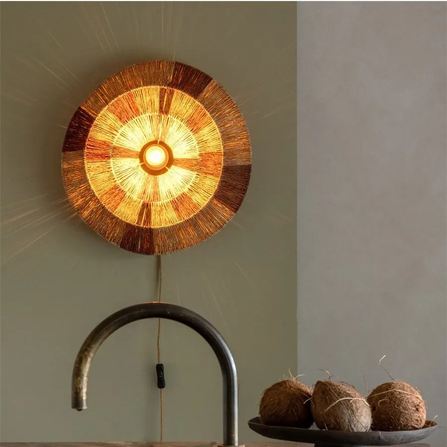 Aplica boho style Serengeti 45x12cm nat/brown, S