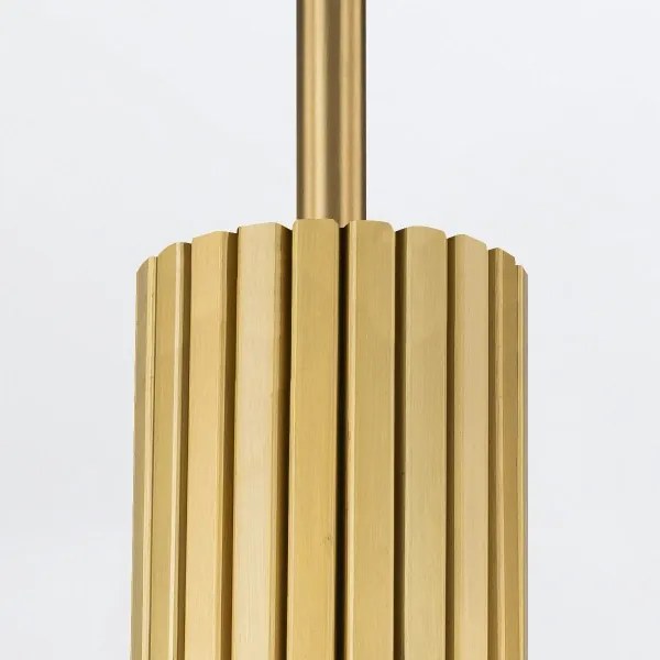 Elstead MARVELE-MP-AB-OPAL - Pendul cu tijă MARVELE 1xE14/40W/230V auriu