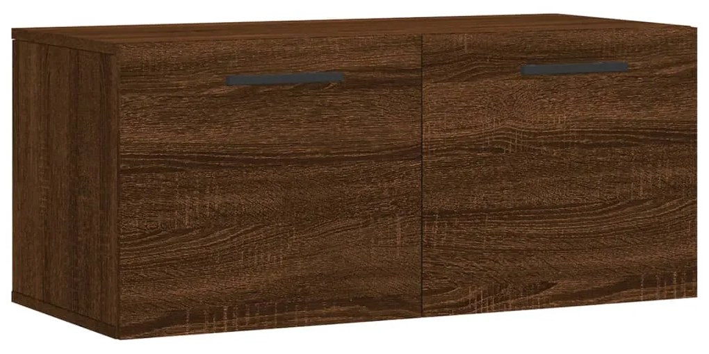 830107 vidaXL Dulap de perete, stejar maro, 80x36,5x35 cm, lemn compozit