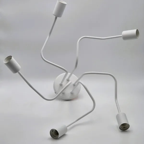 Lustră aplicată MATYLDA 5xE27/60W/230V alb