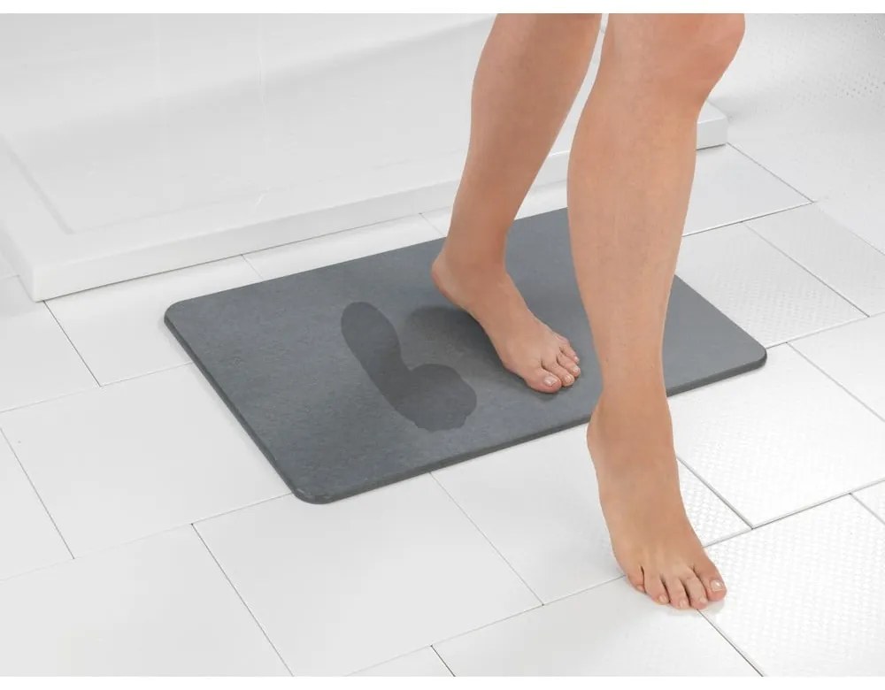 Covoraș de baie gri 39x60 cm Simi – Wenko