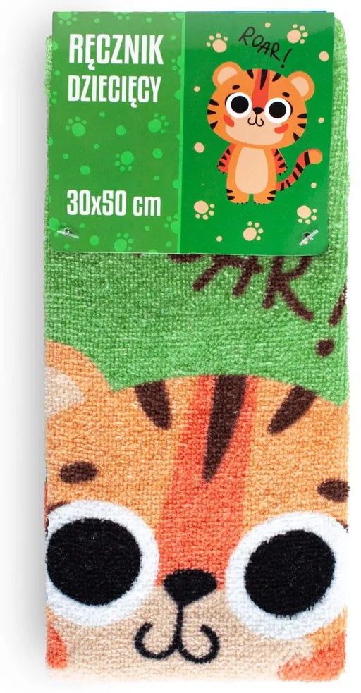 Tigru Roar prosop de mână pentru față, prosop 30x50 cm
