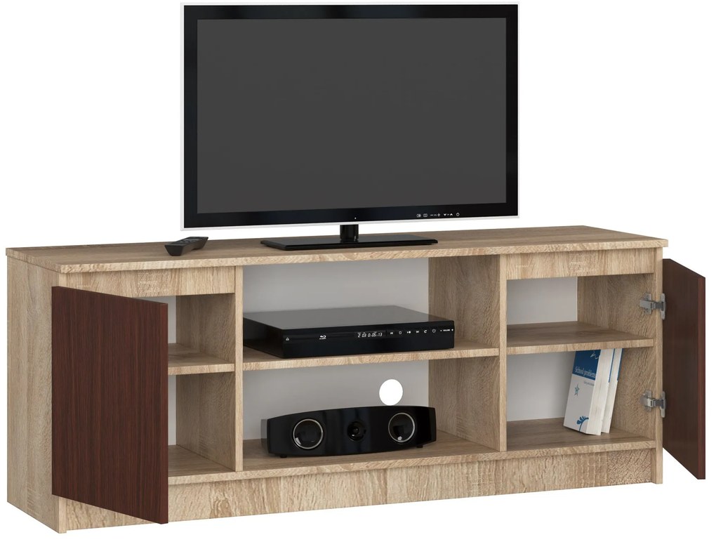 Măsuță TV Dariel (Stejar sonoma + wenge). 1069395
