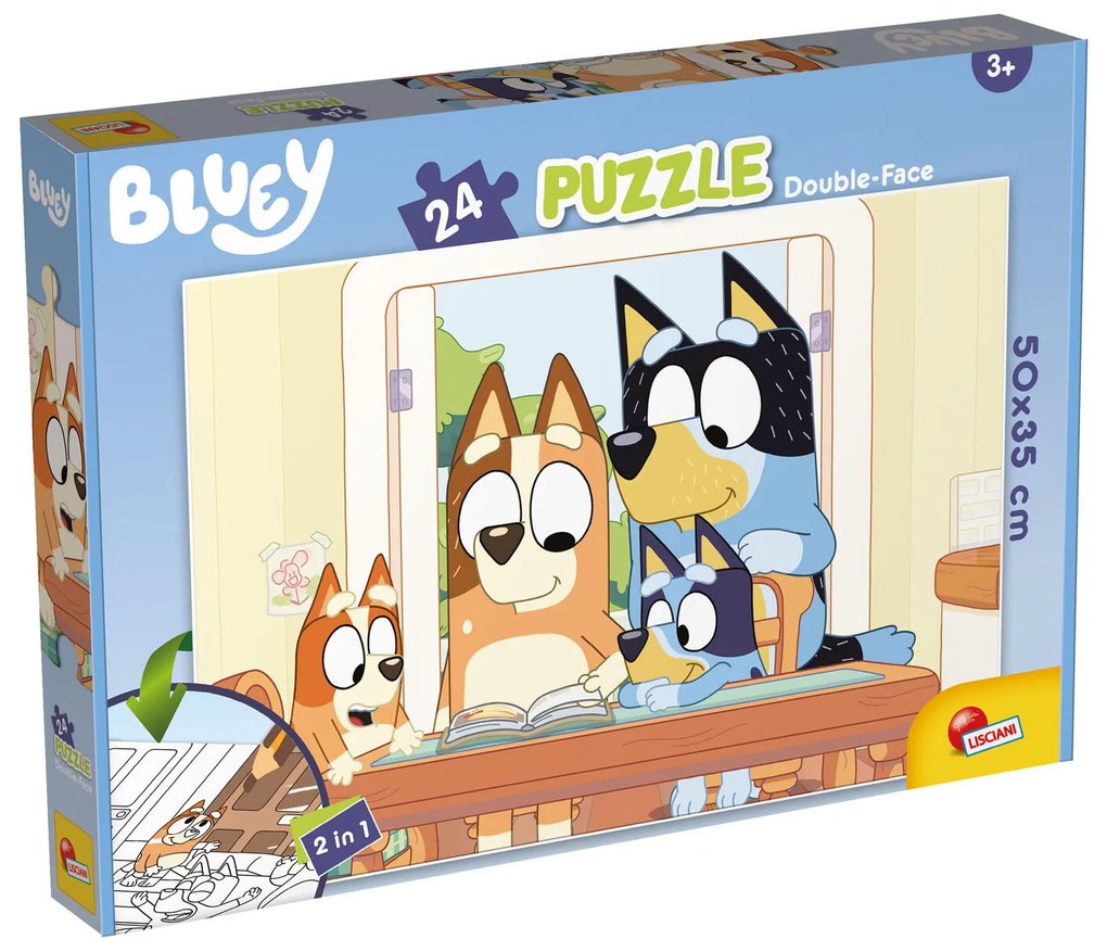 PUZZLE DE COLORAT - BLUEY (24 DE PIESE) - LISCIANI (L99566)