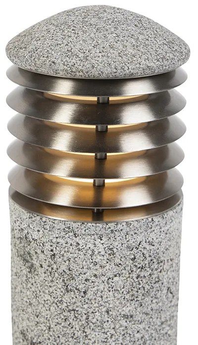 Lampă de podea modernă pentru exterior granit 40 cm - Happy