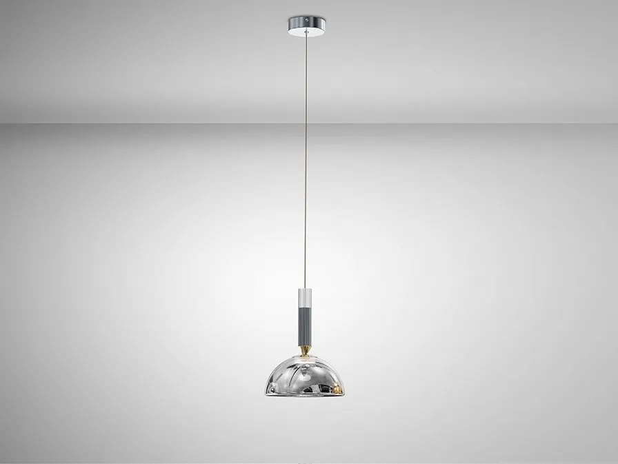 Pendul LED modern design decorativ Charlize 1L SILVER