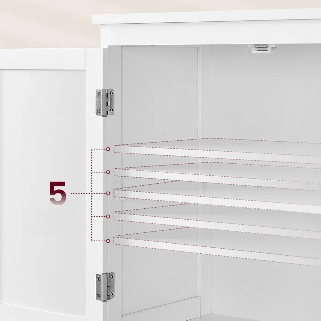 Comodă E1055 WT, 60 cm