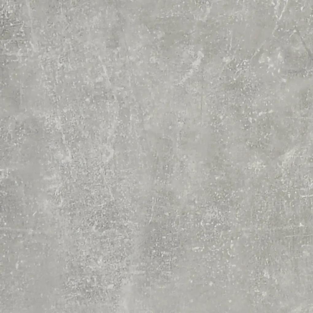 Noptiere de perete, 2 buc., gri beton, 50x36x40 cm 2, Gri beton