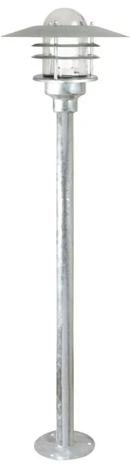 Nordlux - Lampă de exterior AGGER 1x E27/60W/230V IP54 argintie