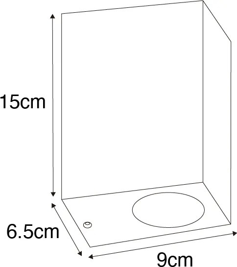 Aplică modernă auriu antic cu 2 lumini IP44 - Baleno