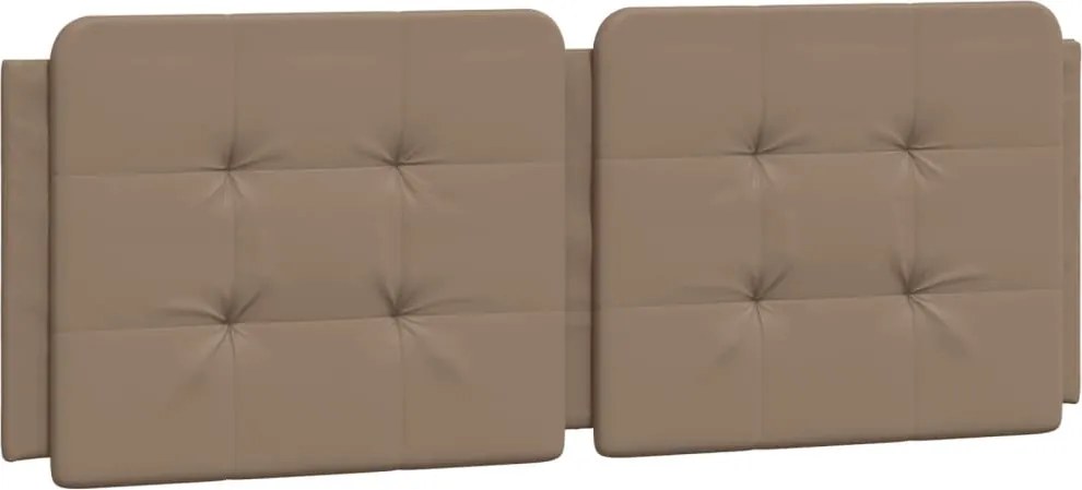 vidaXL Pernă pentru tăblie pat, Zadar, cappuccino, 120 cm, piele artificială