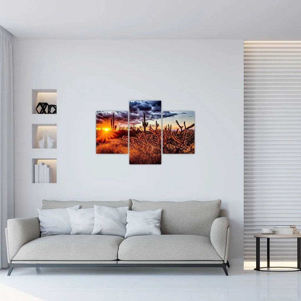 Tablou - Ora aurie a deșertului (90x60 cm)