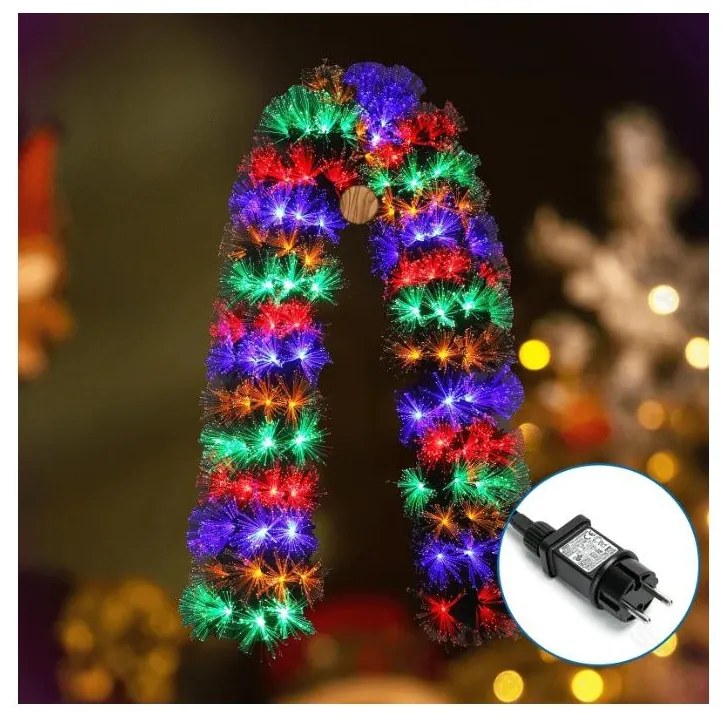 Aigostar - Decorațiune de Crăciun LED RGBY pentru exterior 112xLED/3,6W/230V 2m IP44