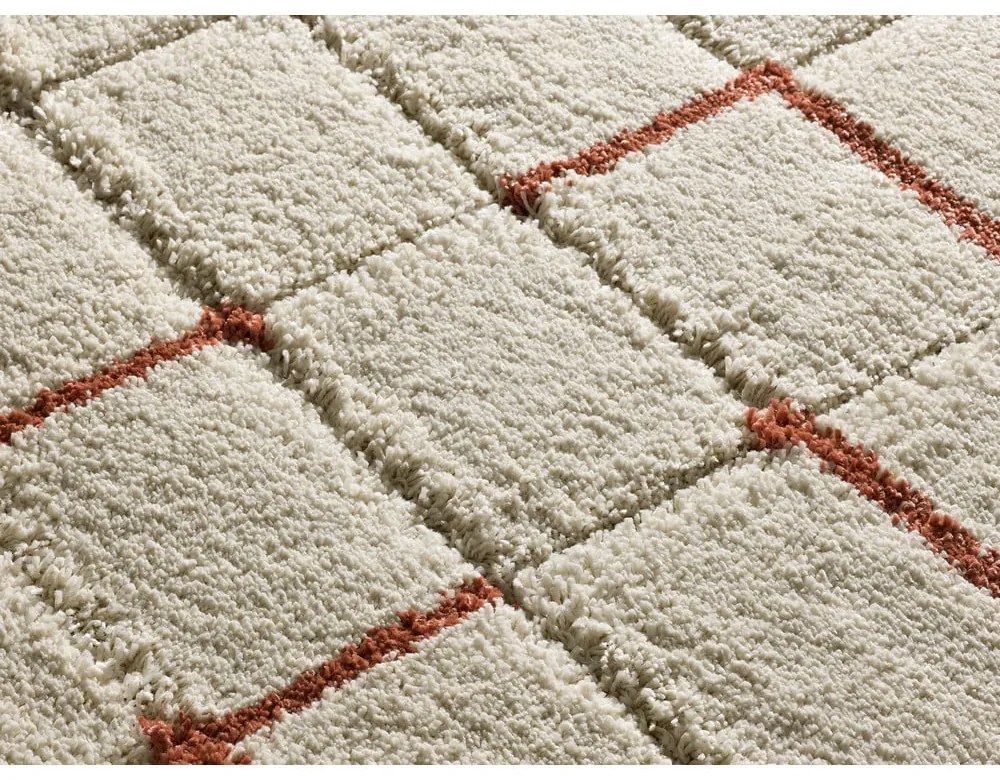 Covor cărămiziu-crem 160x230 cm Brenda – Universal