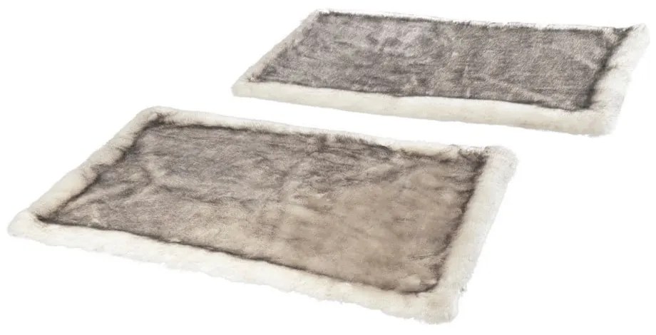 Set 2 covorașe pentru copii Mint Rugs Soft, 90 x 140 cm, maro