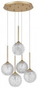 Suspensie moderna 5 becuri G9 Mirano 9260212 Nova Luce