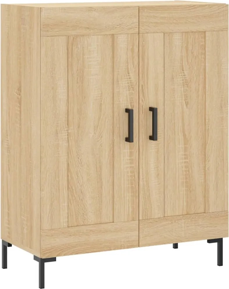 vidaXL Servantă, stejar sonoma, 69,5x34x90 cm, lemn compozit