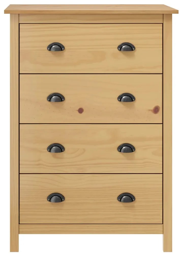 288979 vidaXL Servantă Hill Range, 4 sertare, 79x40x110 cm, lemn masiv pin
