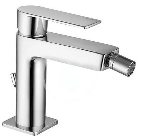 Paffoni - Baterie pentru bideu TANGO cu set de evacuare, inox