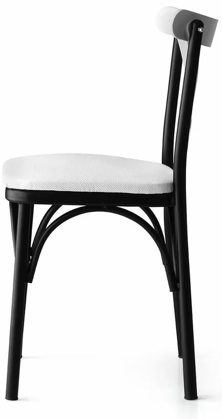 Set de scaune de sufragerie Ekol White, 4 buc.