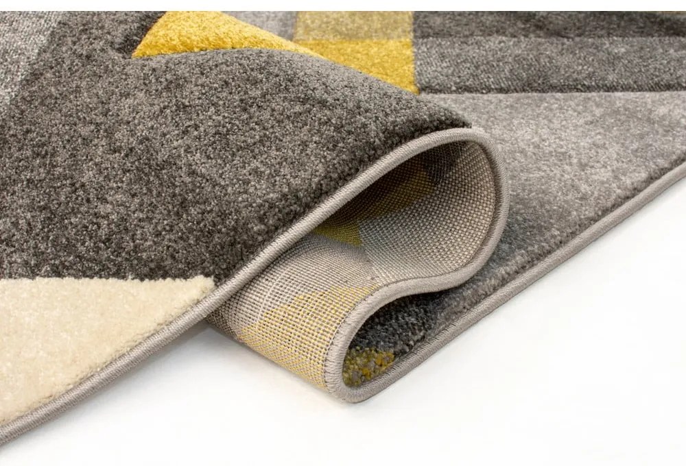 Covor galben/gri 160x230 cm Nimbus – Flair Rugs