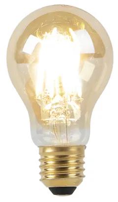 Lampă LED E27 A60 8W 2000-2600K slabă pentru a încălzi filamentul de aur