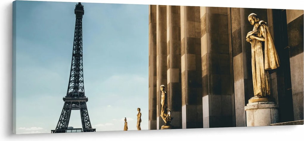 Tabou din piața Trocader, Paris (120x50 cm)