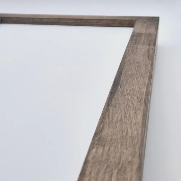 Brilagi - Aplica LED pentru baie WOODY FRAME, 50W/230V, 120x30, IP44, finisaj stejar/nuc