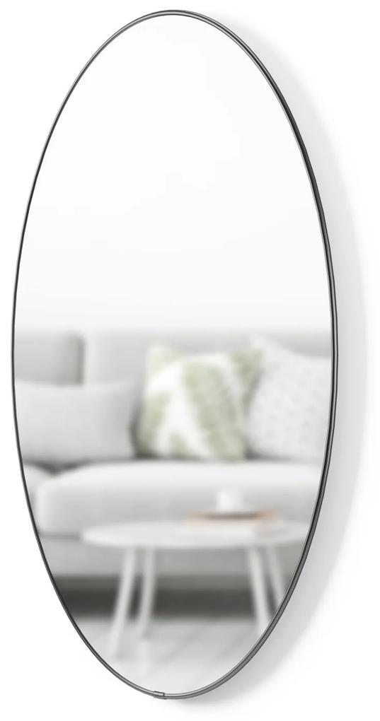 Oglindă HUBBA 61x91 ovală cm cu bordură de titan